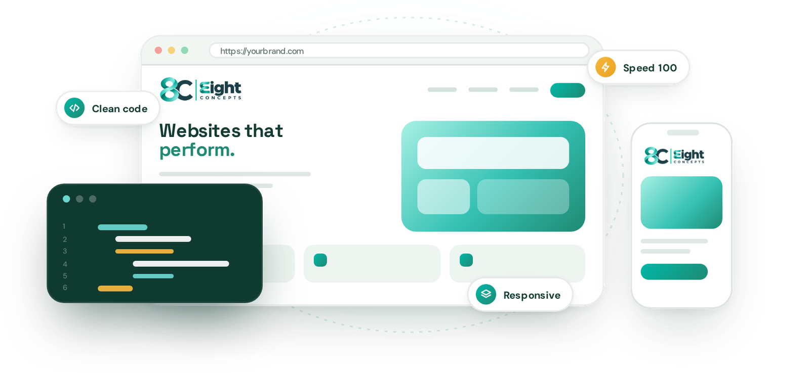 Web Development visual